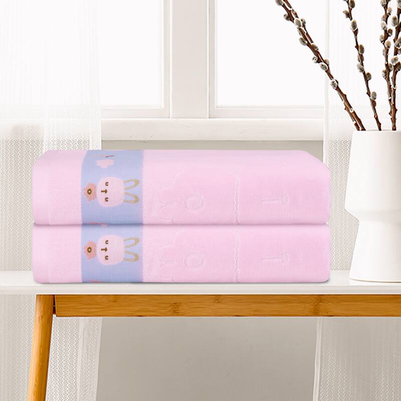 2 Pack Bath Towels, Breathable Towels Set, Quicker to Dry and Highly Absorbent for Bathroom 28" x 56"
