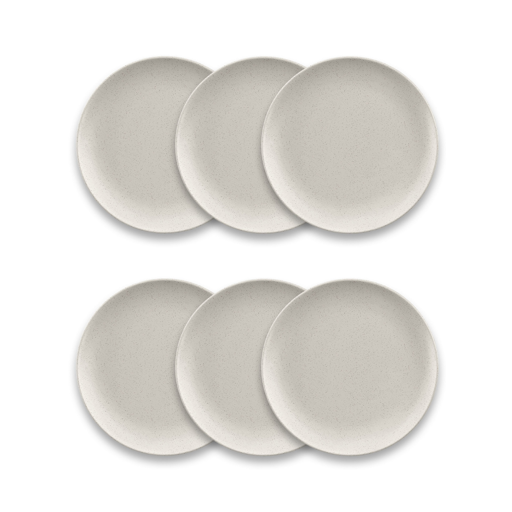 Abode Homewares Coupe Wheat Straw Salad Plate - Brown - 8.5" - Set of 6