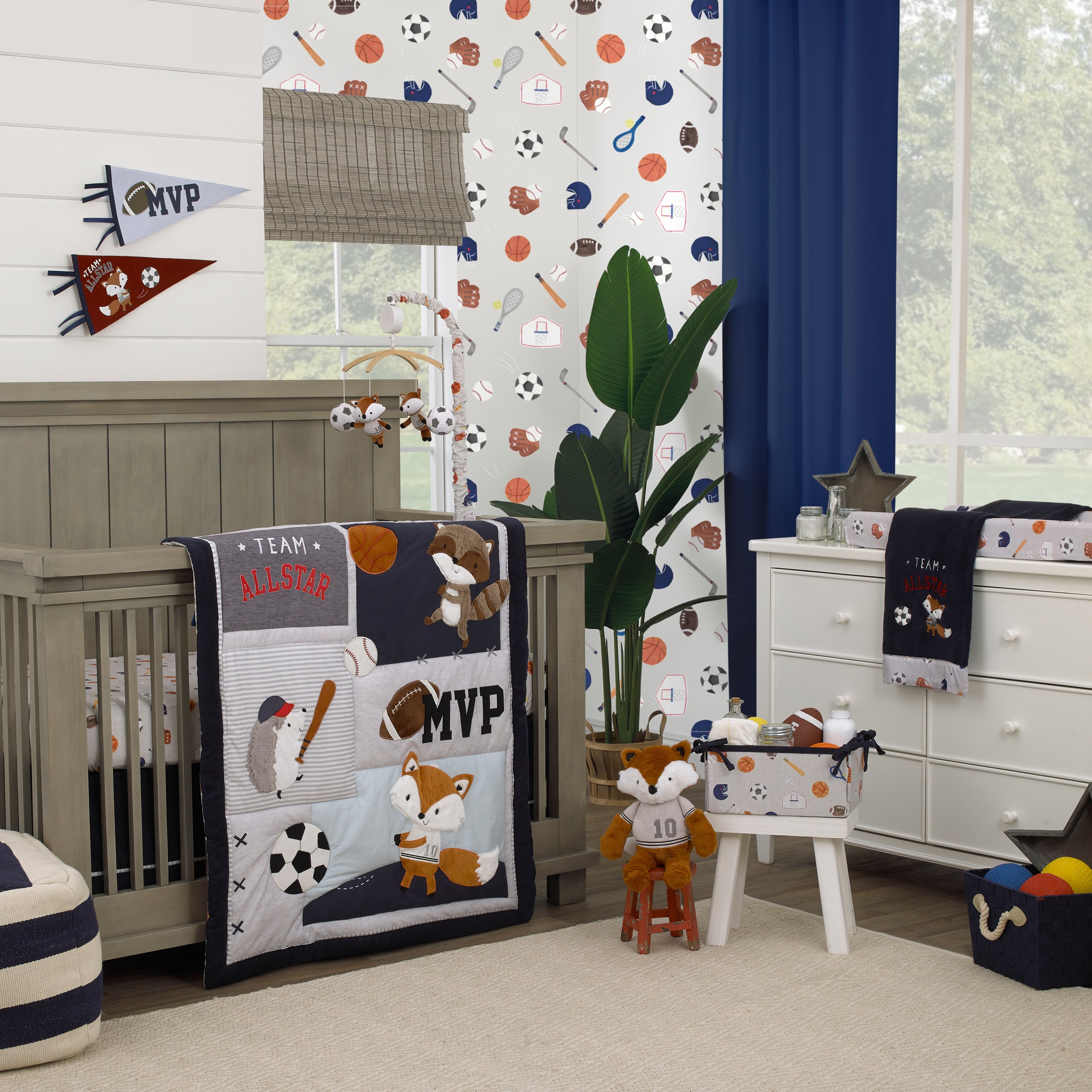 Nojo sports crib bedding outlet