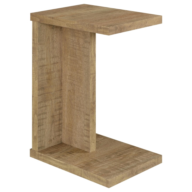 Clower Engineered Wood C-Shaped Sofa Side Table - Mango