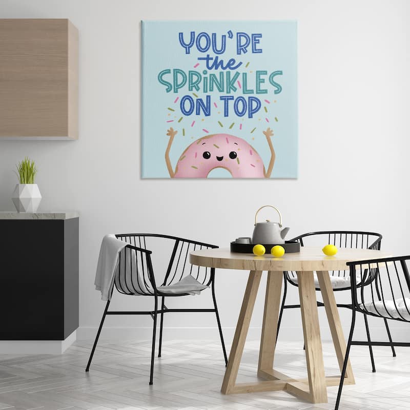 Stupell You're The Sprinkles On Top Canvas Wall Art Design By Sarah Hickman