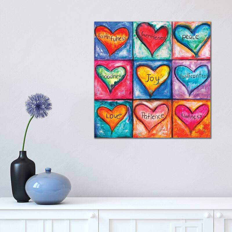 iCanvas "The Fruit Of the Spirit" by Ivan Guaderrama Canvas Print - 18x18x1.5
