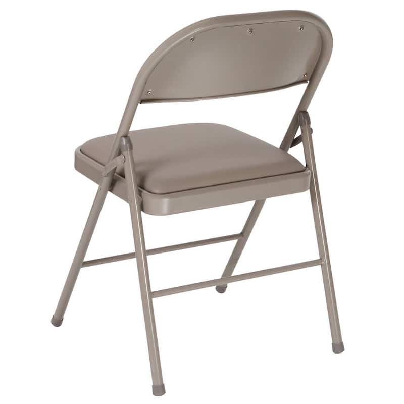 4 Pack Double Braced Vinyl Folding Chair