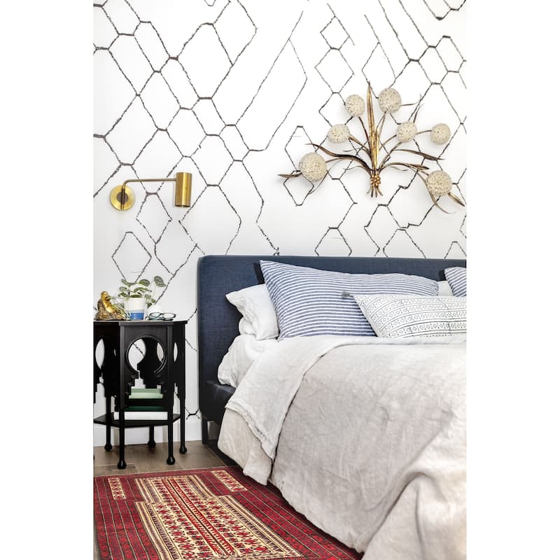 ECARPETGALLERY Hand-knotted Teimani Beige Wool Rug - 2'9 x 4'2