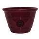preview thumbnail 4 of 25, Southern Patio Modesto Handcrafted Composite Planter Oxblood
