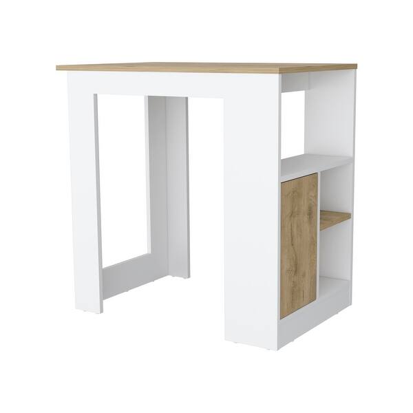 Picture of Kitchen Island with Open Compartment and Cabinet - Bed Bath & Beyond ...
