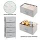 mDesign Vertical Dresser Storage Tower with 4 Drawers