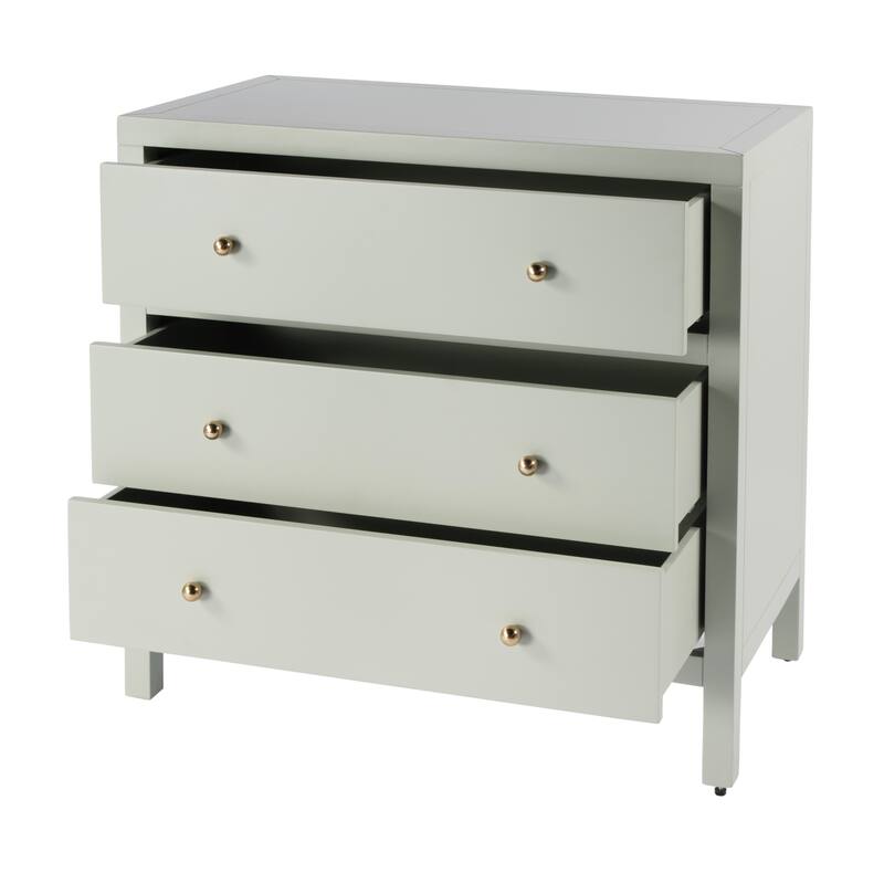 Nora 3-Drawer Wood Dresser