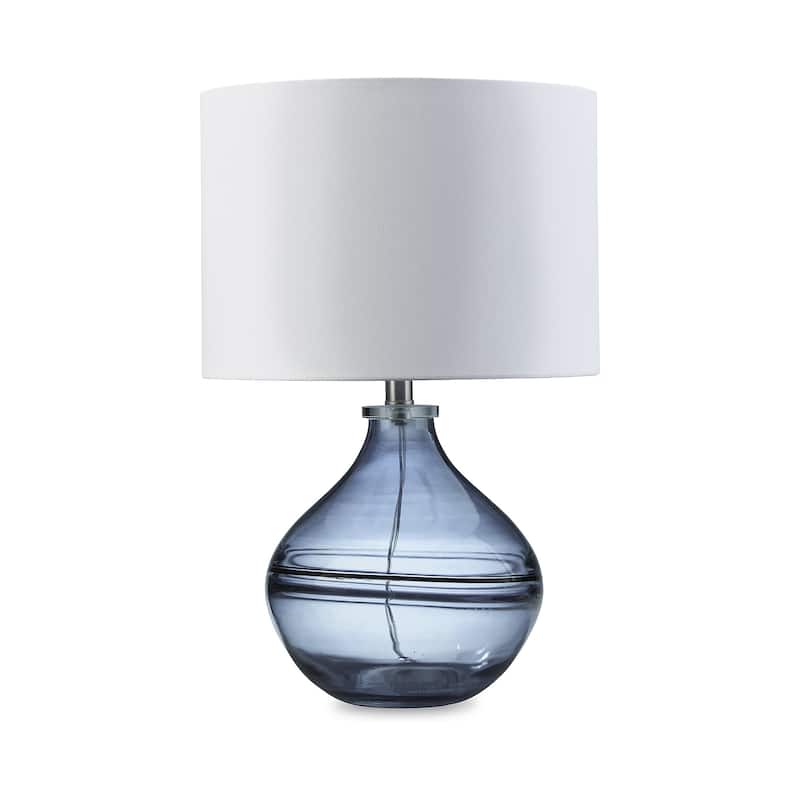 Ashley Furniture Lemmitt Glass Table Lamp - 10"W x 10"D x 22"H