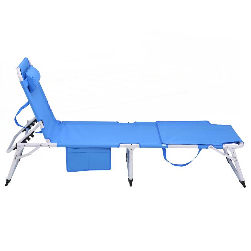 3-in-1 Heavy Duty Tanning Chair with Face Hole