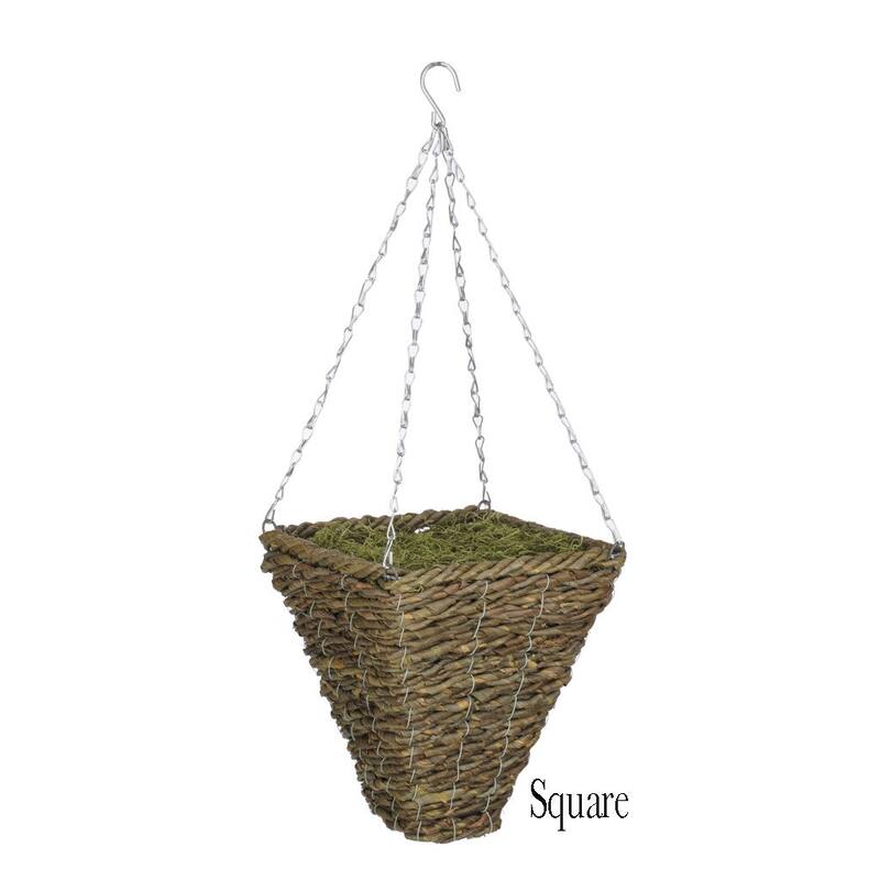 Faux Pink Azalea Hanging Basket