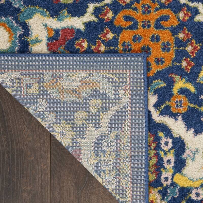 Power Loomed Floral Area Rug