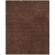 preview thumbnail 143 of 202, SAFAVIEH Laguna Shag Verdiana Solid Color 2-inch Thick Rug. 8' x 10' - Brown