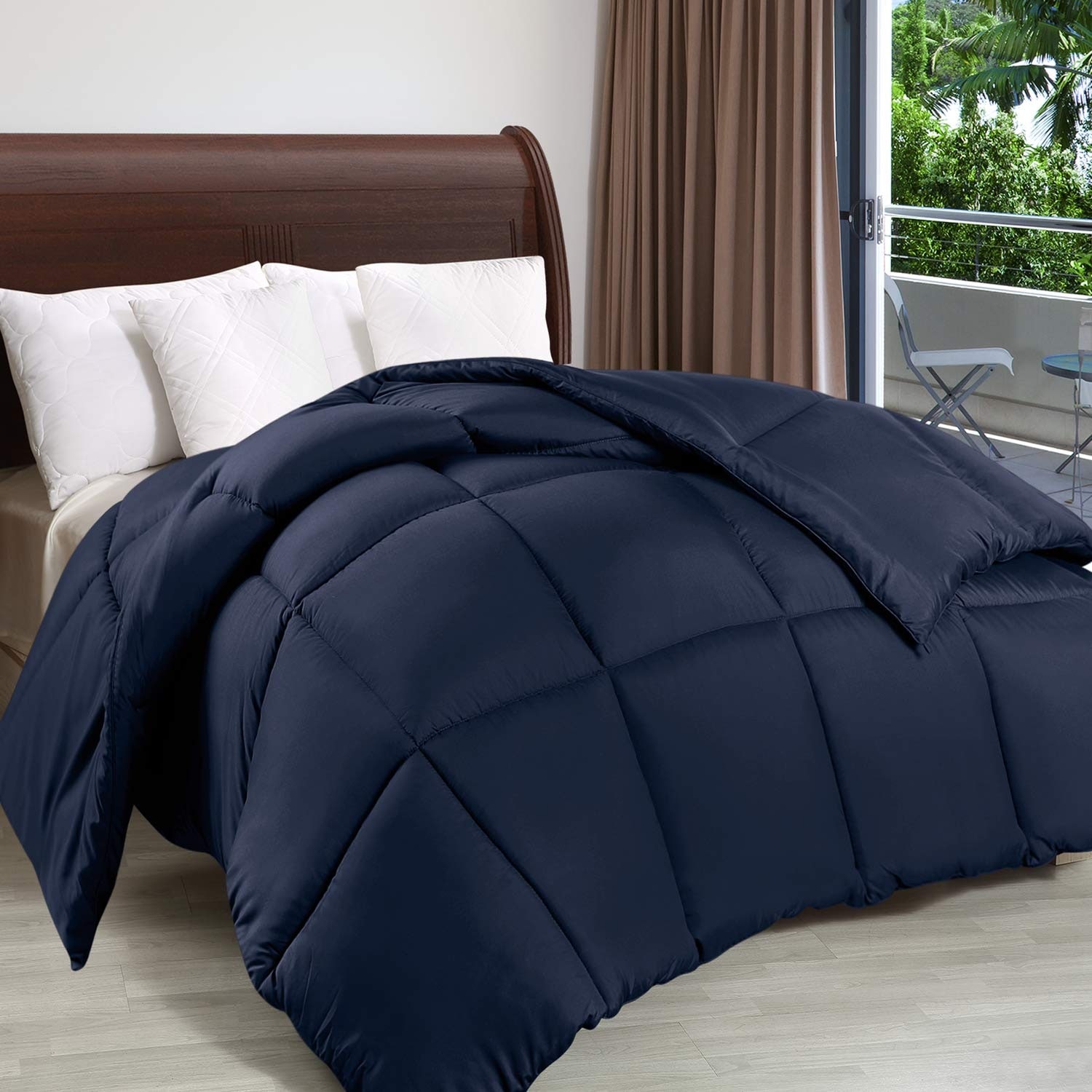 Comforter Duvet Insert Quilted Comforter with Corner Tabs - Bed