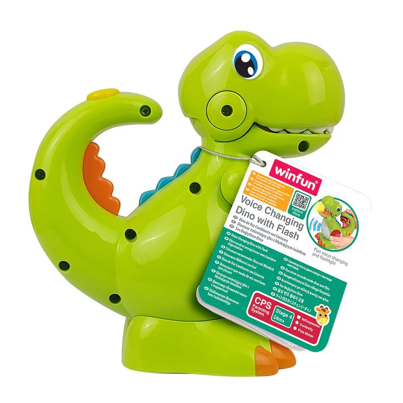 Winfun Recording and Voice Changing Dinosaur with Flashlight - N/A