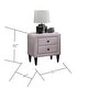 preview thumbnail 14 of 21, Velvet Gorgeous 1pc Nightstand for Bedroom Furniture
