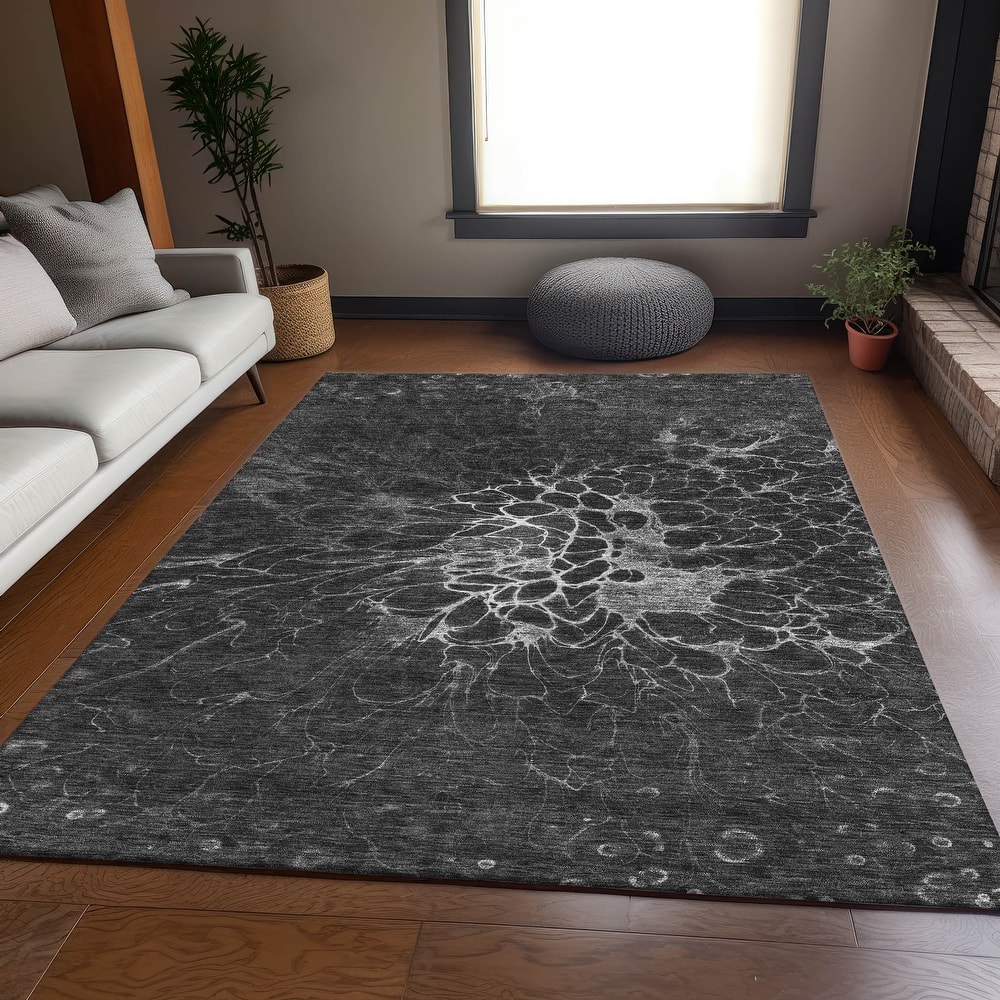 Premium Washable Super Soft Modern Floral Mayfield Rug