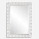 preview thumbnail 1 of 4, Uttermost Haya White Scalloped Mirror - 40'' H X 28.25'' W X 3'' D