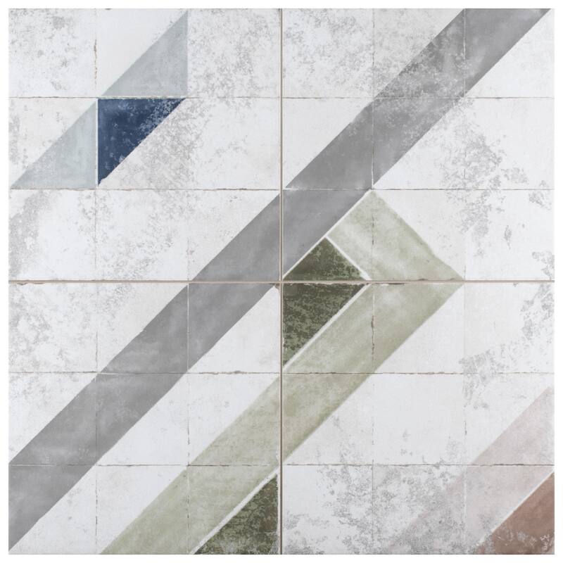 Merola Tile Kings Marais Colors 17-3/4" x 17-3/4" Porcelain Floor and Wall Tile - Case (5 Tiles)