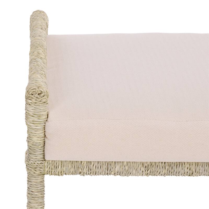 SAFAVIEH Home Iveliz Ottoman with Cushion