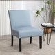 preview thumbnail 9 of 18, Roundhill Furniture Botticelli Upholstered Slipper Accent Chair Blue