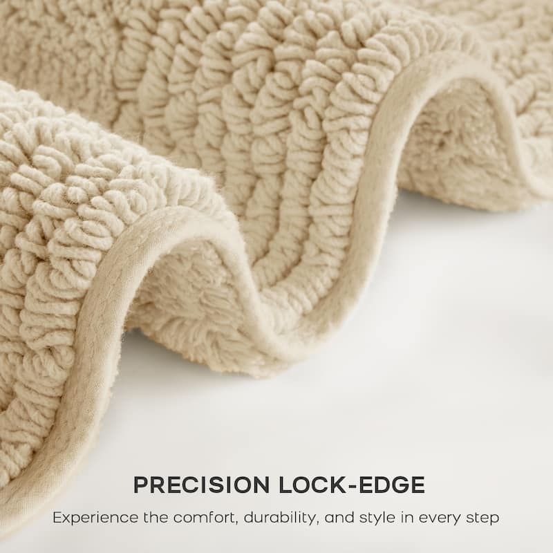Madison Park Signature Splendor 100-percent Cotton Tufted 3000 GSM Reversible Bath Rug