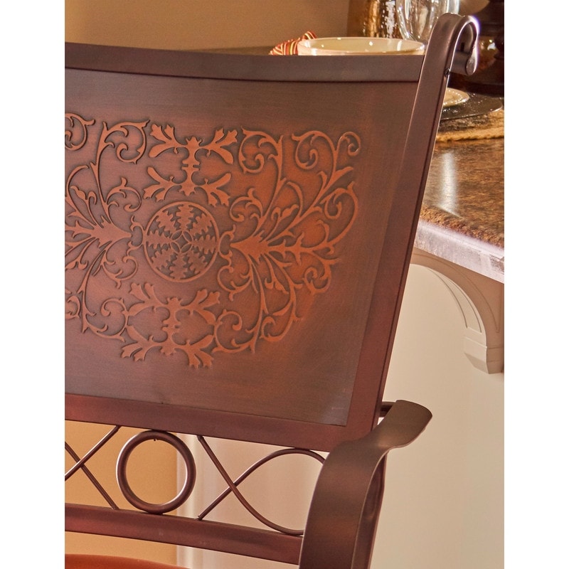 Powell aberdeen counter stool with arms new arrivals