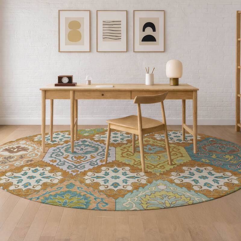 Machine Washable Indoor/ Outdoor Global Bayfield Chantille Rug