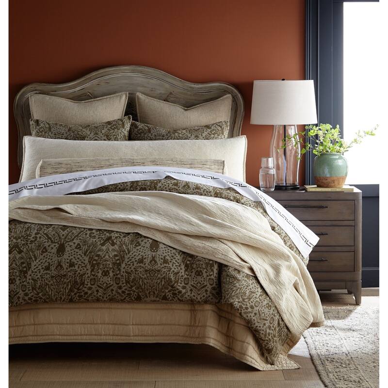 Ramira. Cozy, Cotton, Cypress, Duvet Cover Set - Cypress - King