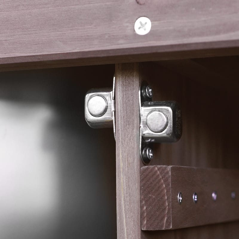 39.4" Outdoor Kitchen Island with Sink, Outdoor Kitchen Cabinet with Back Splash & 4 Wheels for Pizza Prep