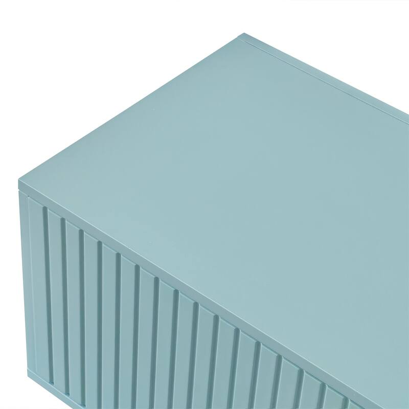 Shoe Storage Bench with Hidden Storage and Upholstered Cushions
