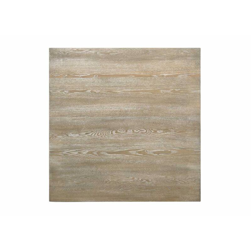 5-Piece Counter Table Set - Square Solid Wood, Modern Farmhouse Rustic Distressed Look