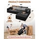 preview thumbnail 19 of 28, WINSOON Plush Modular Sectional Sofa with Pillows