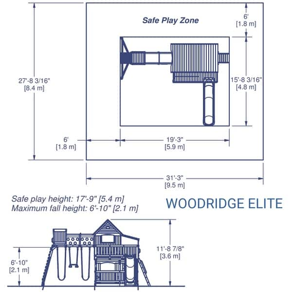 Backyard Discovery Woodridge Elite All Cedar Swing Set - Bed Bath 