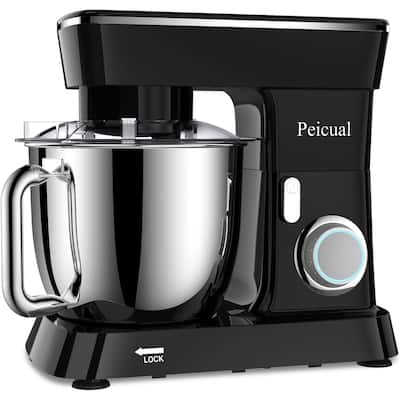 Household Stand Mixer for 800W 10+P Speed High-Performance Tilt-Head Electric Kitchen Mixer 5.5Qt Stainless Steel Bowl