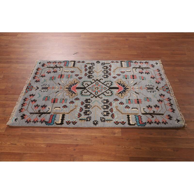 Ziegler Oriental Foyer Rug Hand-Knotted Wool Carpet - 3'0"x 4'11"