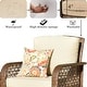 preview thumbnail 58 of 60, OVIOS 4-piece Water-Resistant Wicker Deep Seating Outdoor Sofa Set