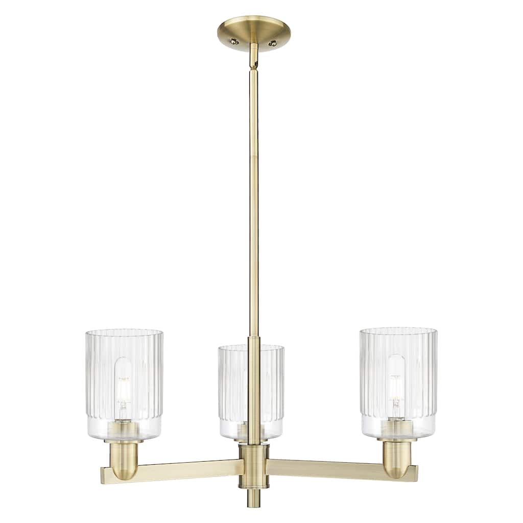 Innovations Lighting Endless Possibilities Arcadia - Hadley - 3 Light 26" Stem Hung Chandelier