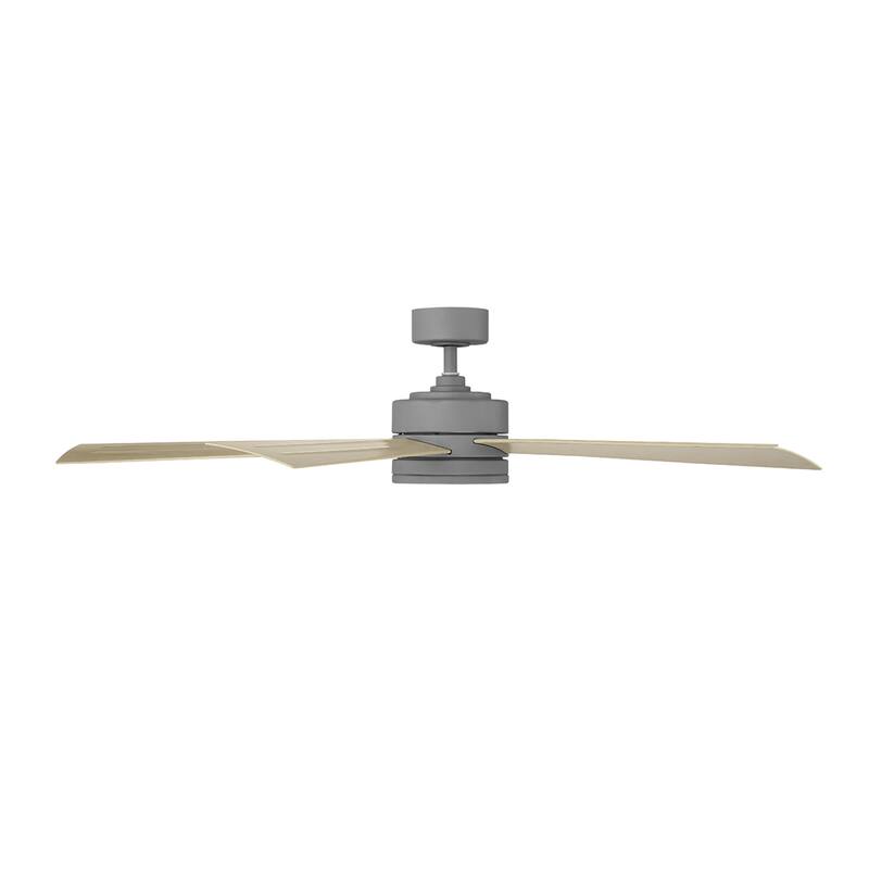 Wynd Indoor and Outdoor 5-Blade Smart Ceiling Fan 60in with 3000K LED Light Kit and Remote Control
