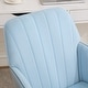 preview thumbnail 19 of 20, Home Office Chair with Back and Wheels, Ergonomic Swivel Study Desk Chair, Adjustable Height Computer Task Chair - N/A
