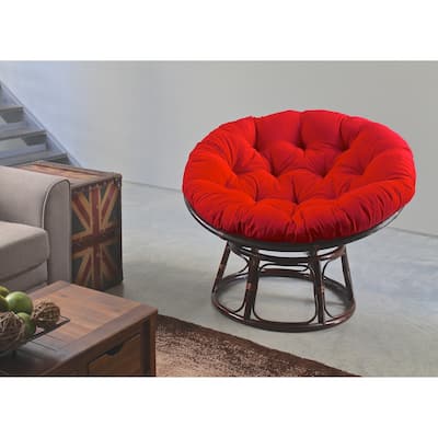 44-inch Solid Twill Papasan Cushion (Cushion Only)