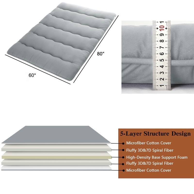 Japanese Futon Floor Mattress, Japanese Style Floor Mattress Sleeping Mattress Pad Tatami Mat