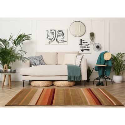 Hand Tufted Trio Stripe Rug Collection