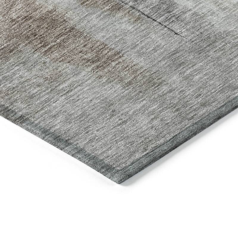 HomeRoots Abstract Transitional Rectangle Outdoor Rug