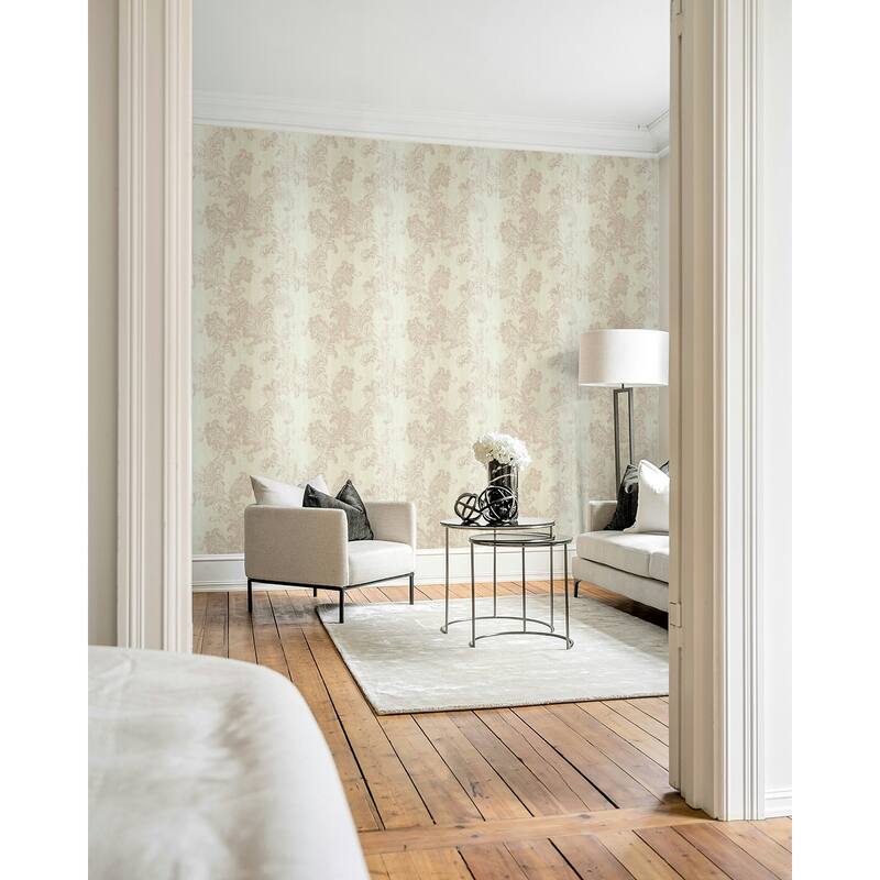 Seabrook Design Hestia Paisley Trail Unpasted Wallpaper