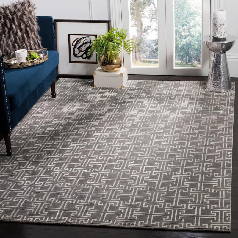 SAFAVIEH Couture Hand-knotted Tibetan Getta Modern Wool Rug