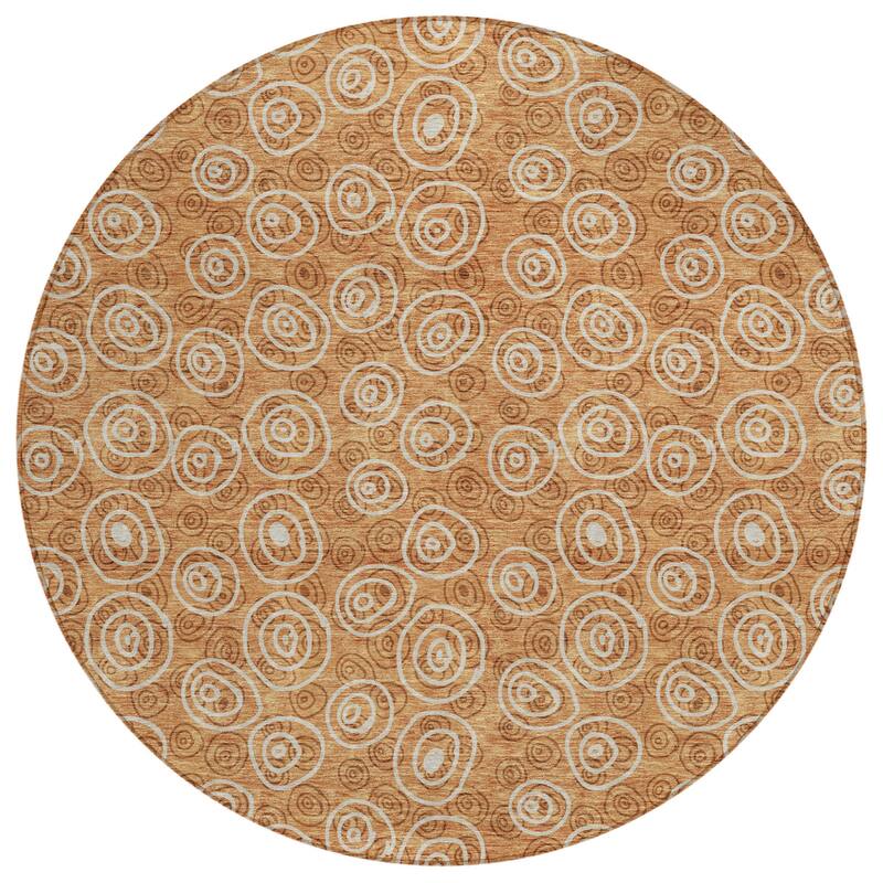 HomeRoots Geometric Transitional Rectangle Outdoor Rug