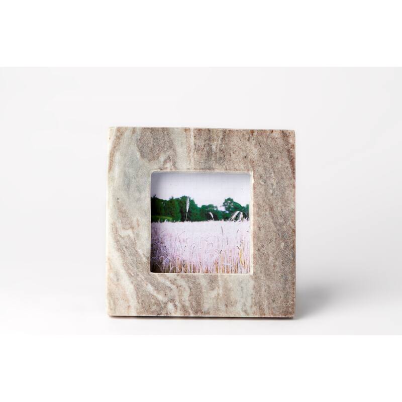 Brown Galaxy Marble Picture Frame