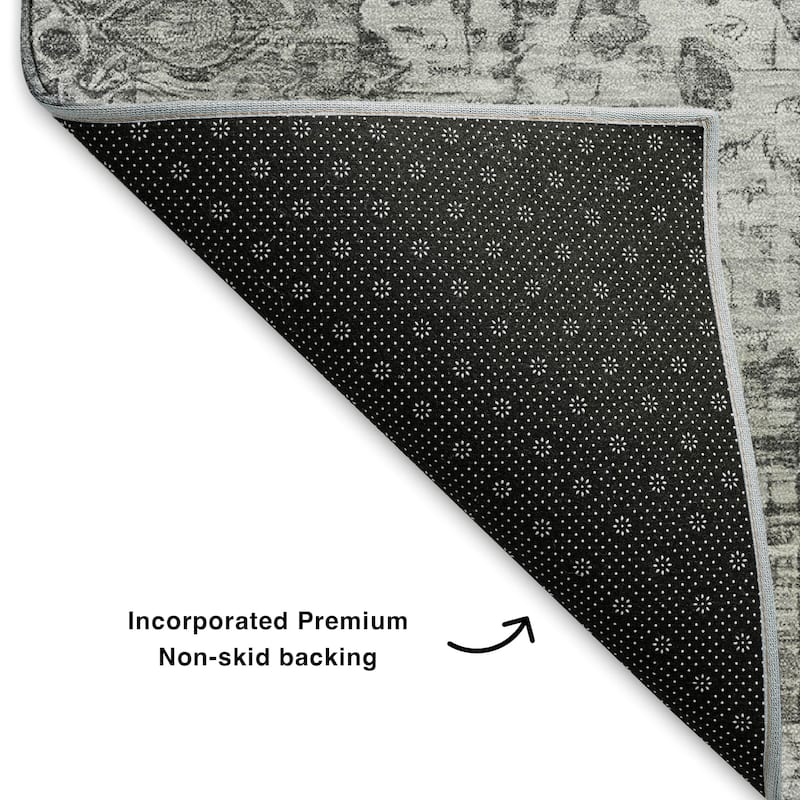 Premium Washable Super Soft Traditional Vintage Mayfield Rug