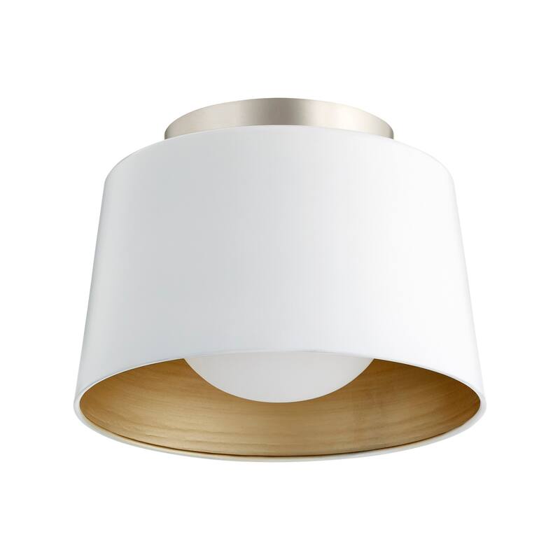 Quorum International 11" Wide Flush Mount Ceiling Fixture - Studio White